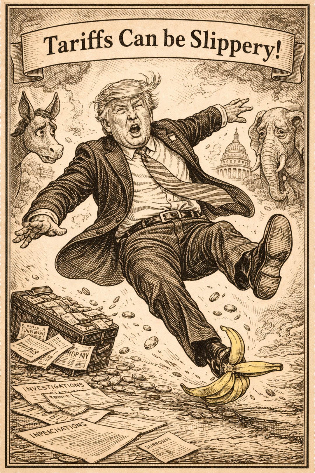 Donald Trumps Tariffs - Oh So Slippery