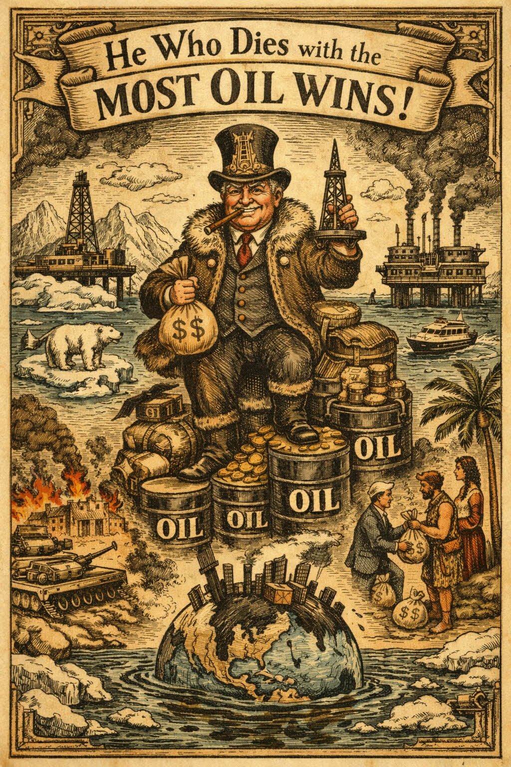 He Who Dies with The Most Oil Wins