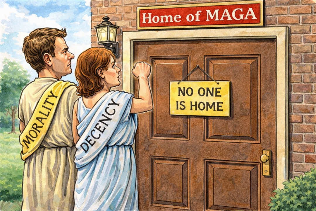Home of MAGA but No One Is Home