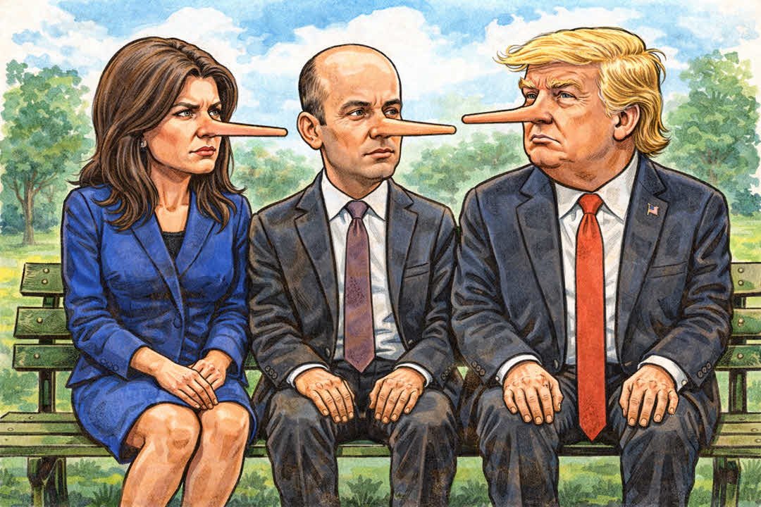 Lying Kristi Noem - Stephen Miller - Donald Trump