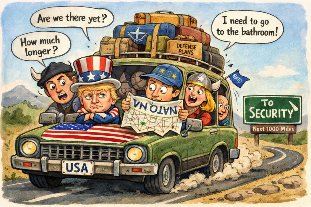 NATO - USA Plus 31 - Trump Driving NATO - USA Plus 31 - Trump Driving