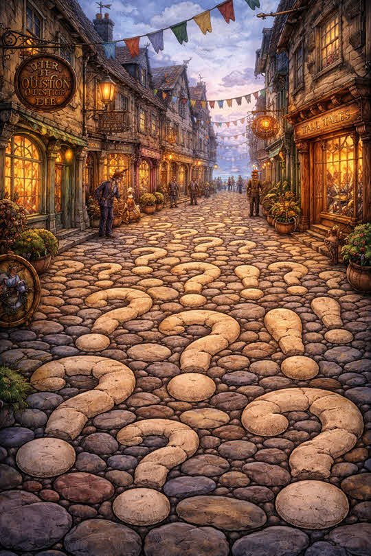 Question Marks - Hoaxminster Question Marks - Hoaxminster-by-the-Sea