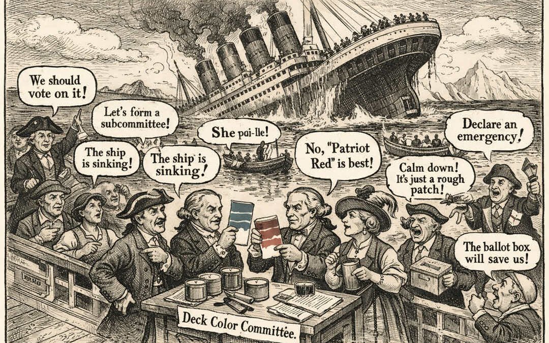 The Committee on Deck Paint While the Ship Goes Down