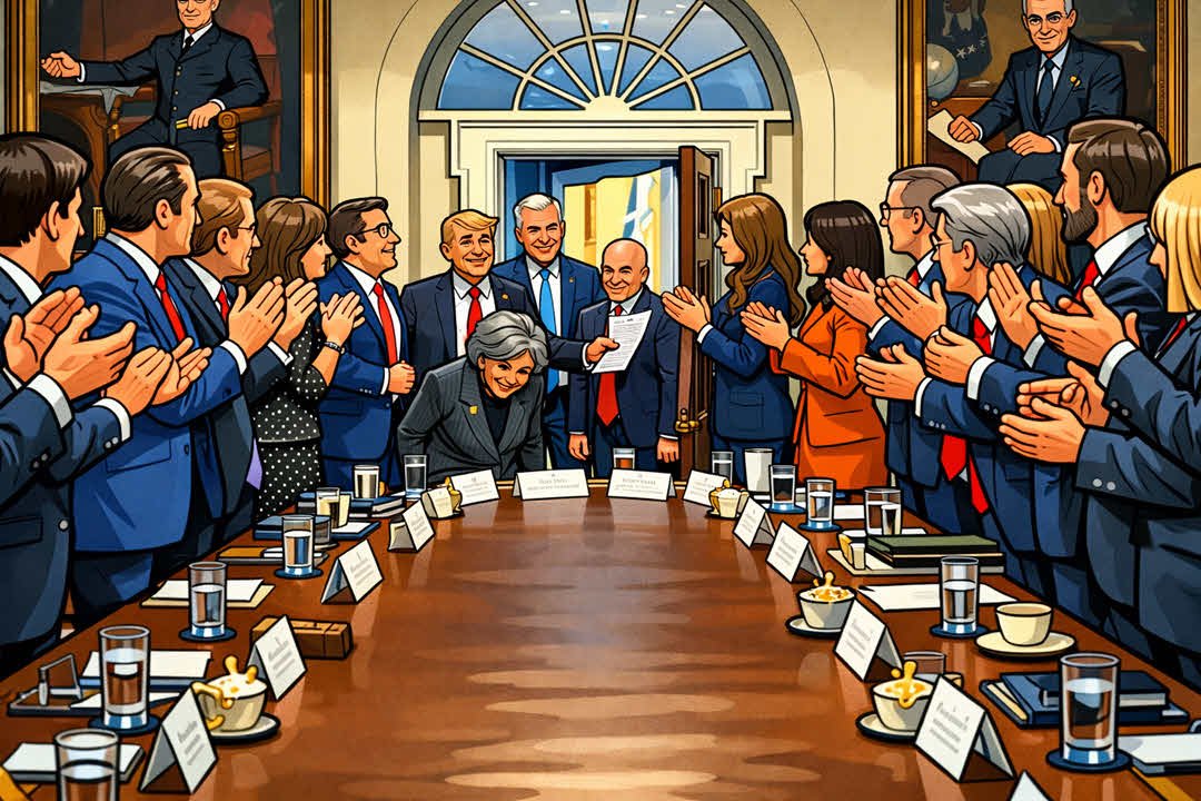 Trump and His Cabinet - Everything Is Sunny and Bright Trump and His Cabinet - Everything Is Sunny and Bright