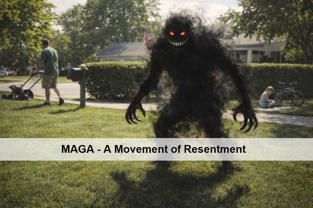 MAGA Monster Lurking - MAGA A Movement of Resentment Trump and the MAGA Monster