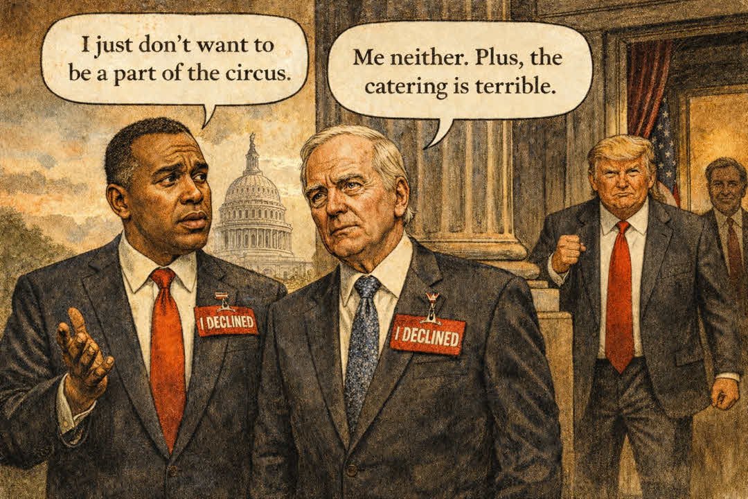 People Declining Trump's Invitation