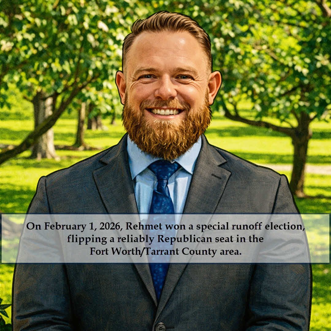 Taylor Rehmet Won A Special Election