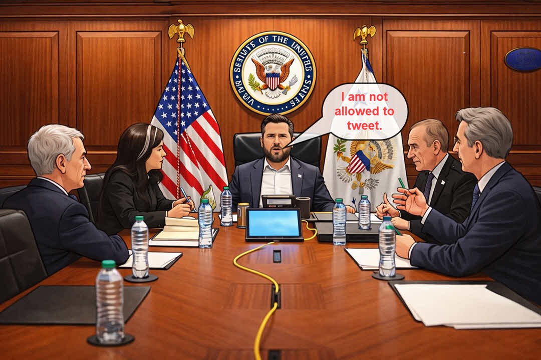 JD Vance In The Situation Room - No New Wars!