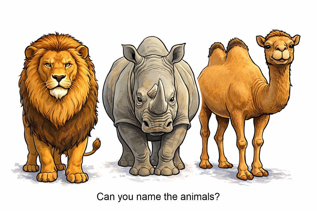 Montreal Cognitive Assessment - Can You Name The Animal - Many People Cannot According To Donald Trump