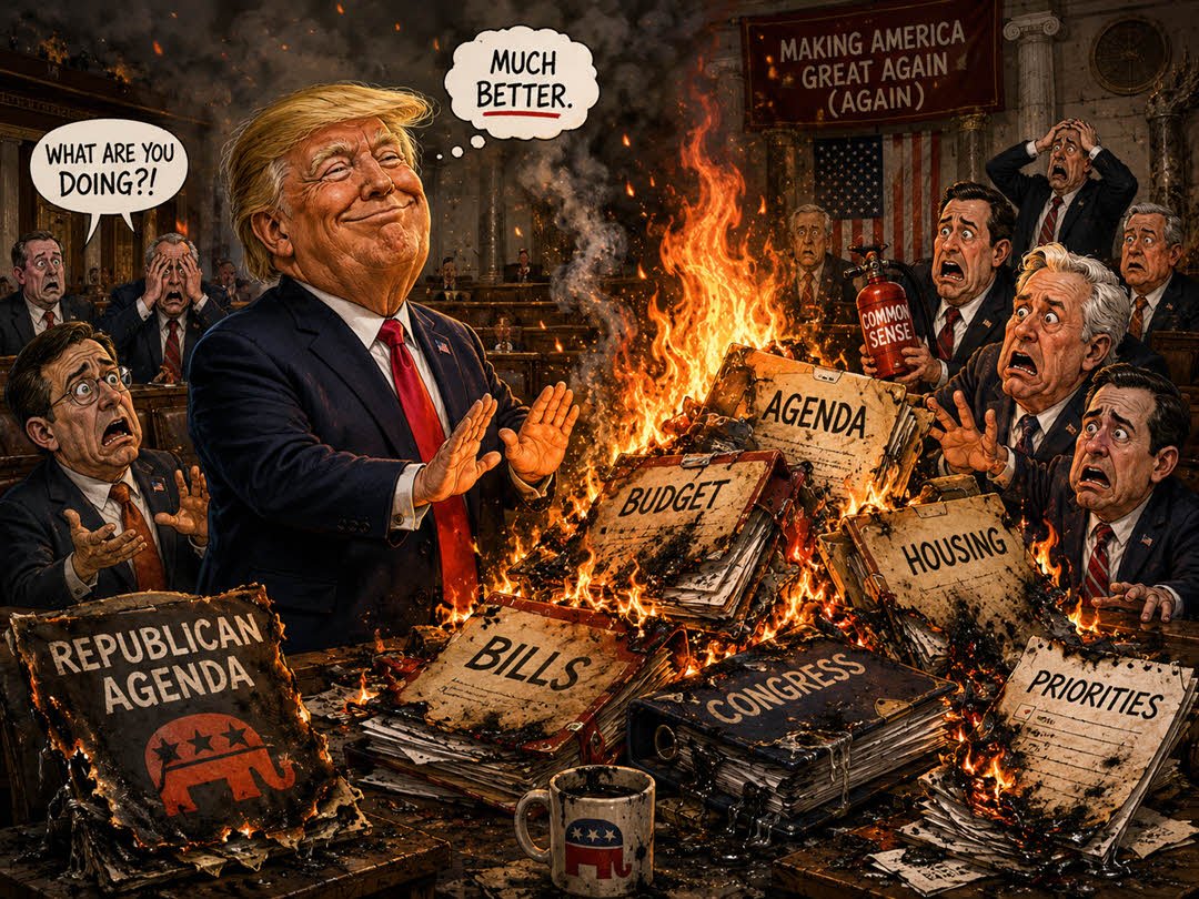 Republican Agenda - Destroyed by Trump