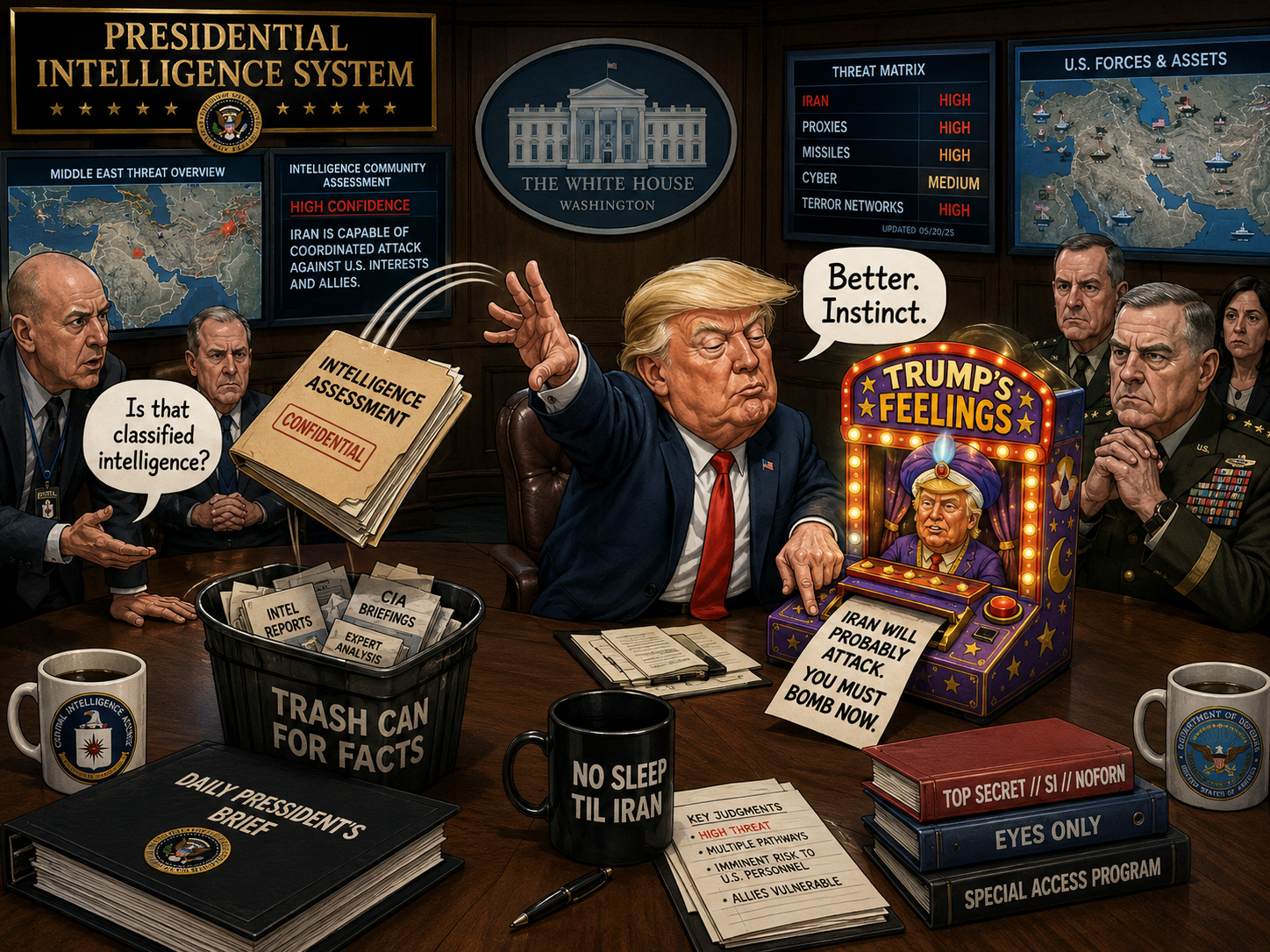 Oxymoronic Trump and his war with Iran