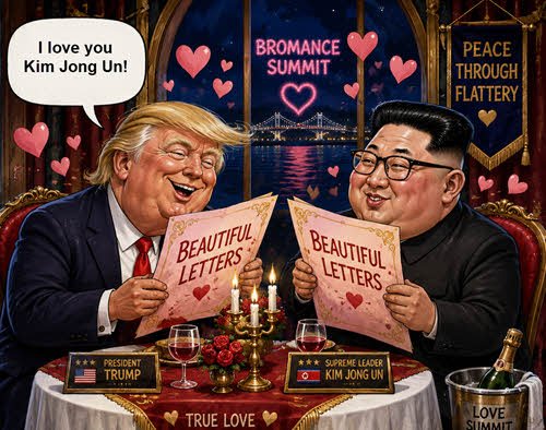 Trump Is In Love with Kim Jong Un