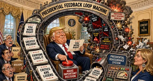 Trump, The Hamster Wheel and The Human Printer