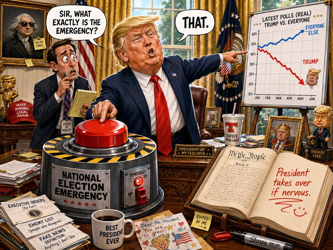 Trump and The Emergency Election Button